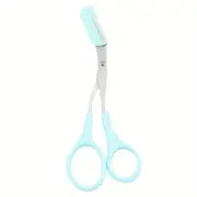 Vintage Stainless Steel Eyebrow Scissors & Comb Set
