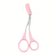 Vintage Stainless Steel Eyebrow Scissors & Comb Set